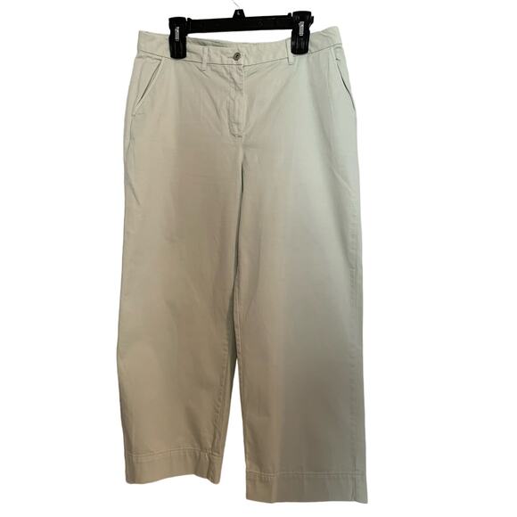 Elizabeth and James Size 12 Pale Mint Green Cotton Blend Dress Pants - Picture 1 of 8